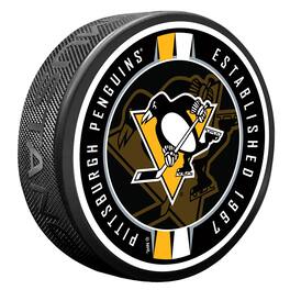 Mustang Drinkware - Pittsburgh Penguins Ribbon Hockey Puck - Multicolor