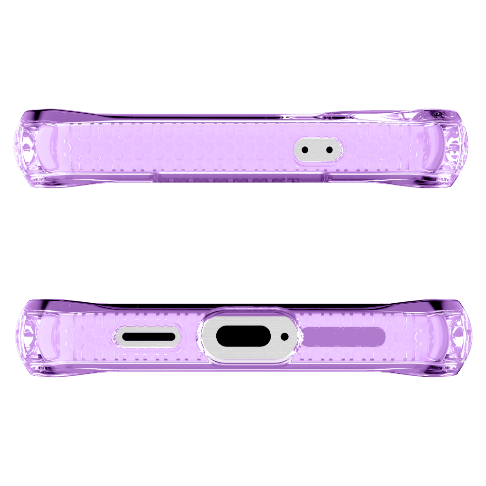 Alt View 2. Itskins - Hybrid_R Vapor MagSafe Case for Samsung Galaxy S25 - Purple.