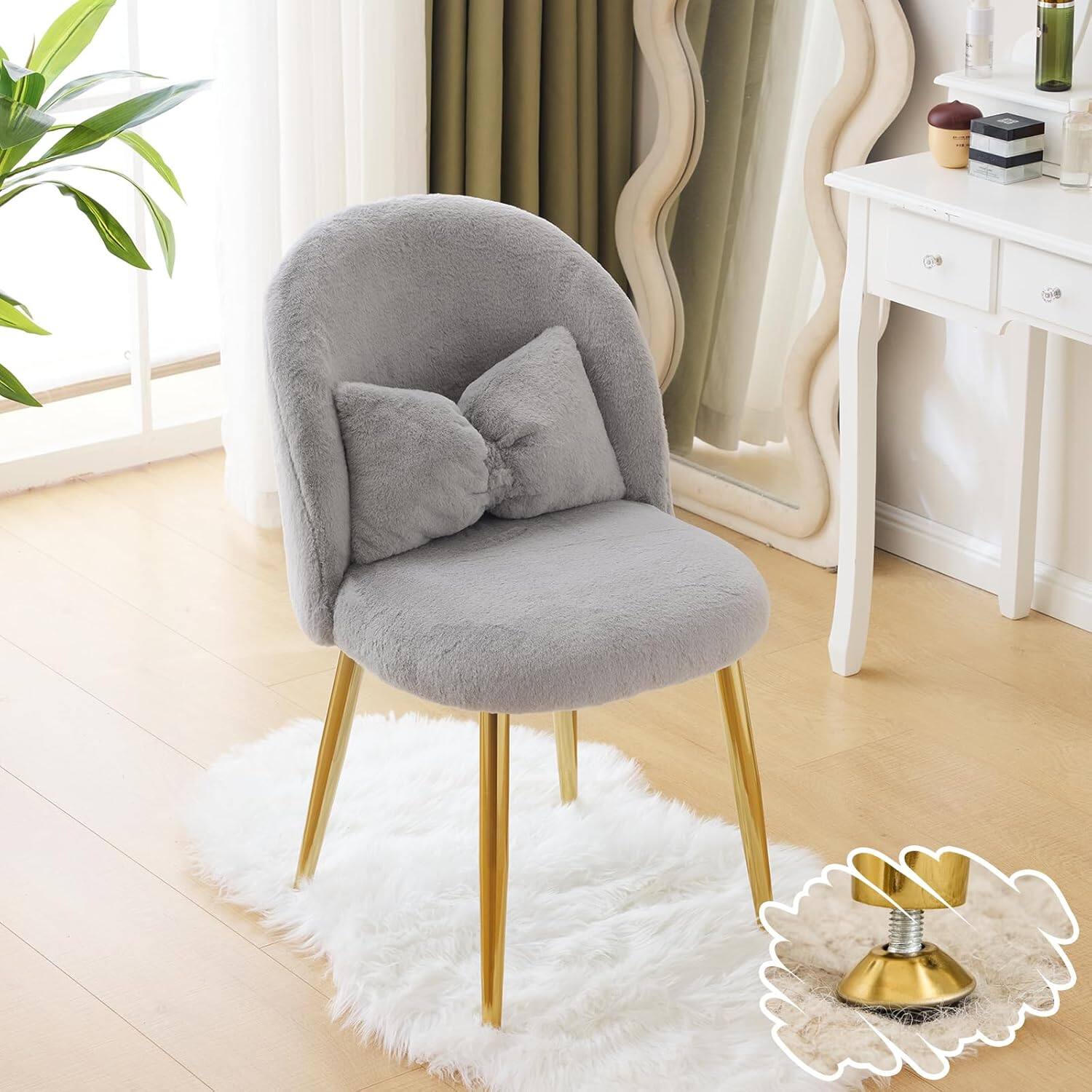 Grey-plush