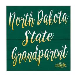 Jardine - NDSU Bison 10'' x 10'' Grandparent Plaque - Green