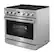 Angle. Thor Kitchen - 6.0 Cu. Ft. Freestanding Gas Convection Range - Stainless Steel.
