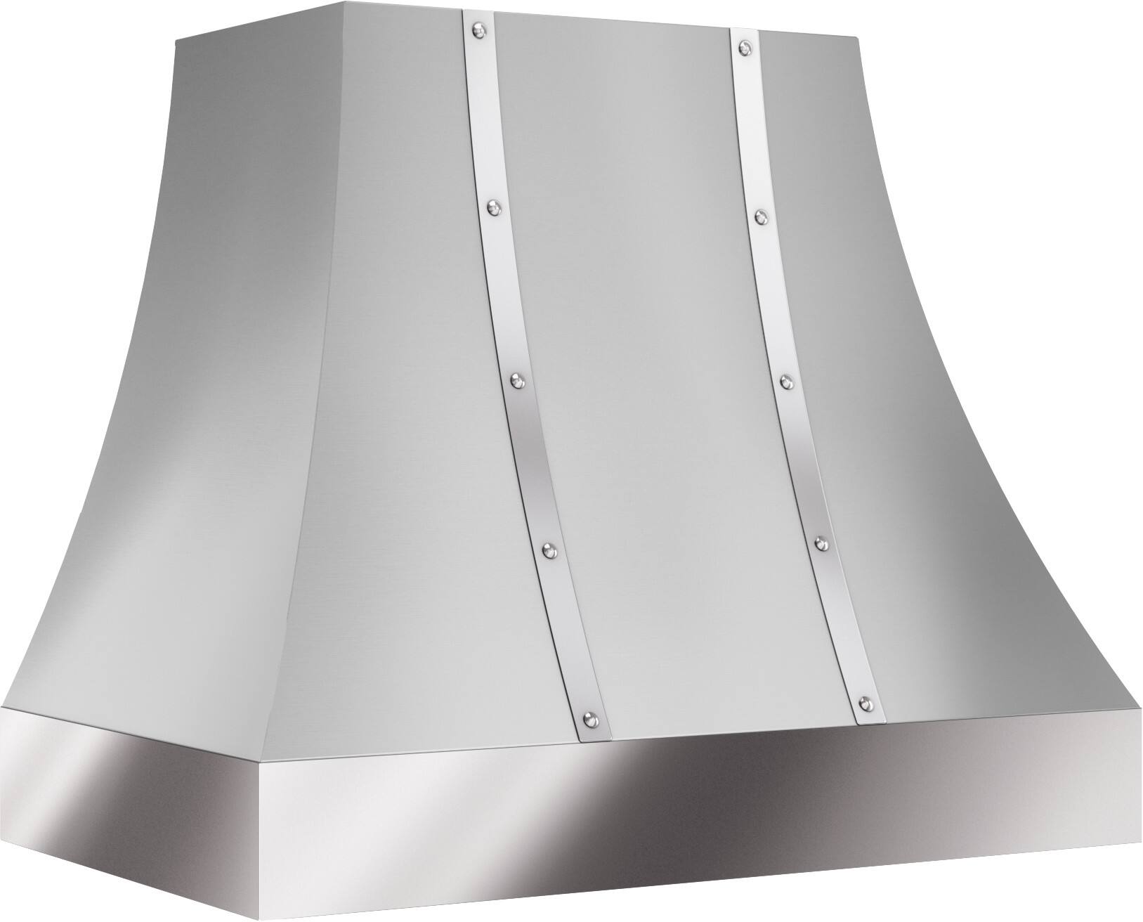 Left. Zephyr - Alto 36 in. Convertible Wall Mount Custom Range Hood - Stainless Steel.