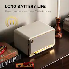 LONG BATTERY LIFE 11 hours playtime with a built-in 5200mAh battery.