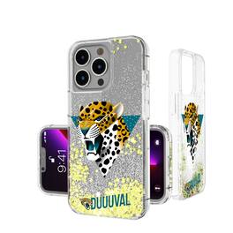 Keyscaper - NFL - Jacksonville Jaguars - iPhone Glitter Case - 15 - Multicolor