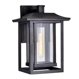 CWI Lighting - Winfield 1 Light Outdoor Wall Light - Black