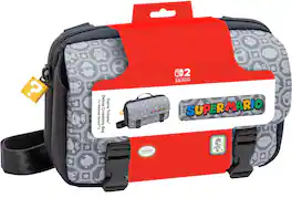 RDS Industries - Game Traveler Deluxe Super Mario Crossbody Bag - Black