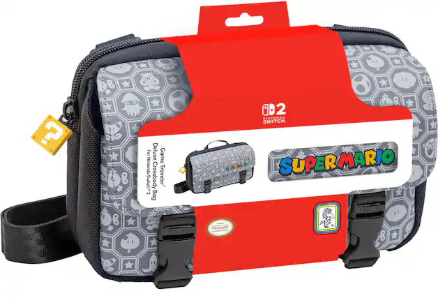 ? 8 for Deluxe Game Nintendo Switch™ 2 Crossbody Traveler 2 Bag ? 02 HINTENDO SWITCH. UPRM.RO U R M R SUPERMARIO 8 C Ninlendo Prstn