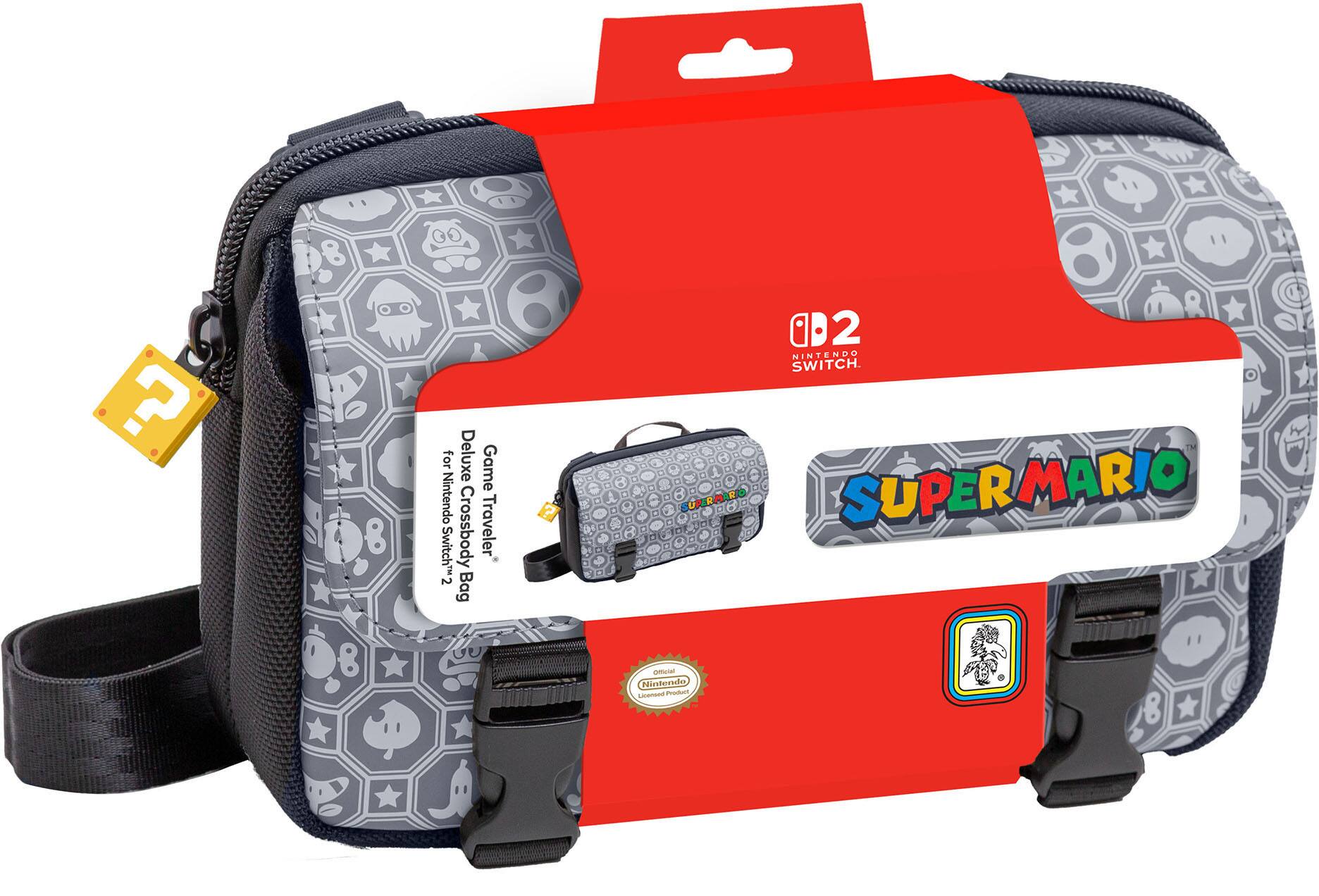 ? 8 for Deluxe Game Nintendo Switch™ 2 Crossbody Traveler 2 Bag ? 02 HINTENDO SWITCH. UPRM.RO U R M R SUPERMARIO 8 C Ninlendo Prstn