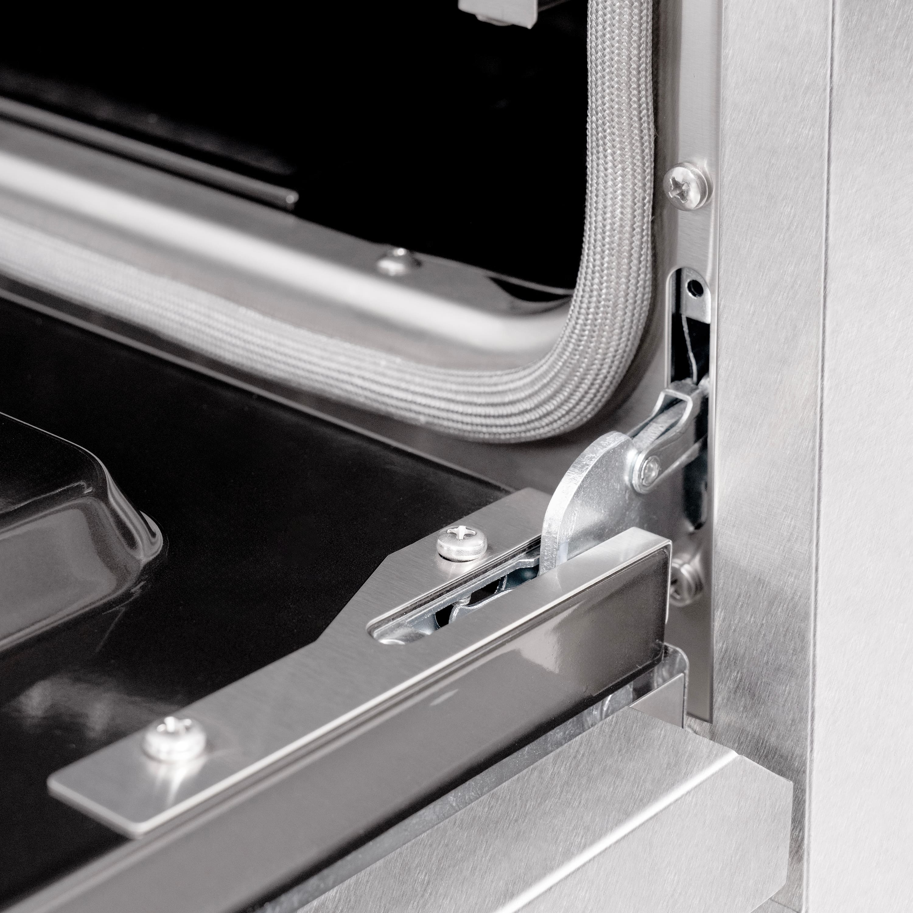 Alt View 14. ZLINE - ZLINE Autograph 36 in. Classic Satin Steel Gas Range w/ 6 Burners & Gold Accents (CGRSZ-36-G) - Stainless Steel.