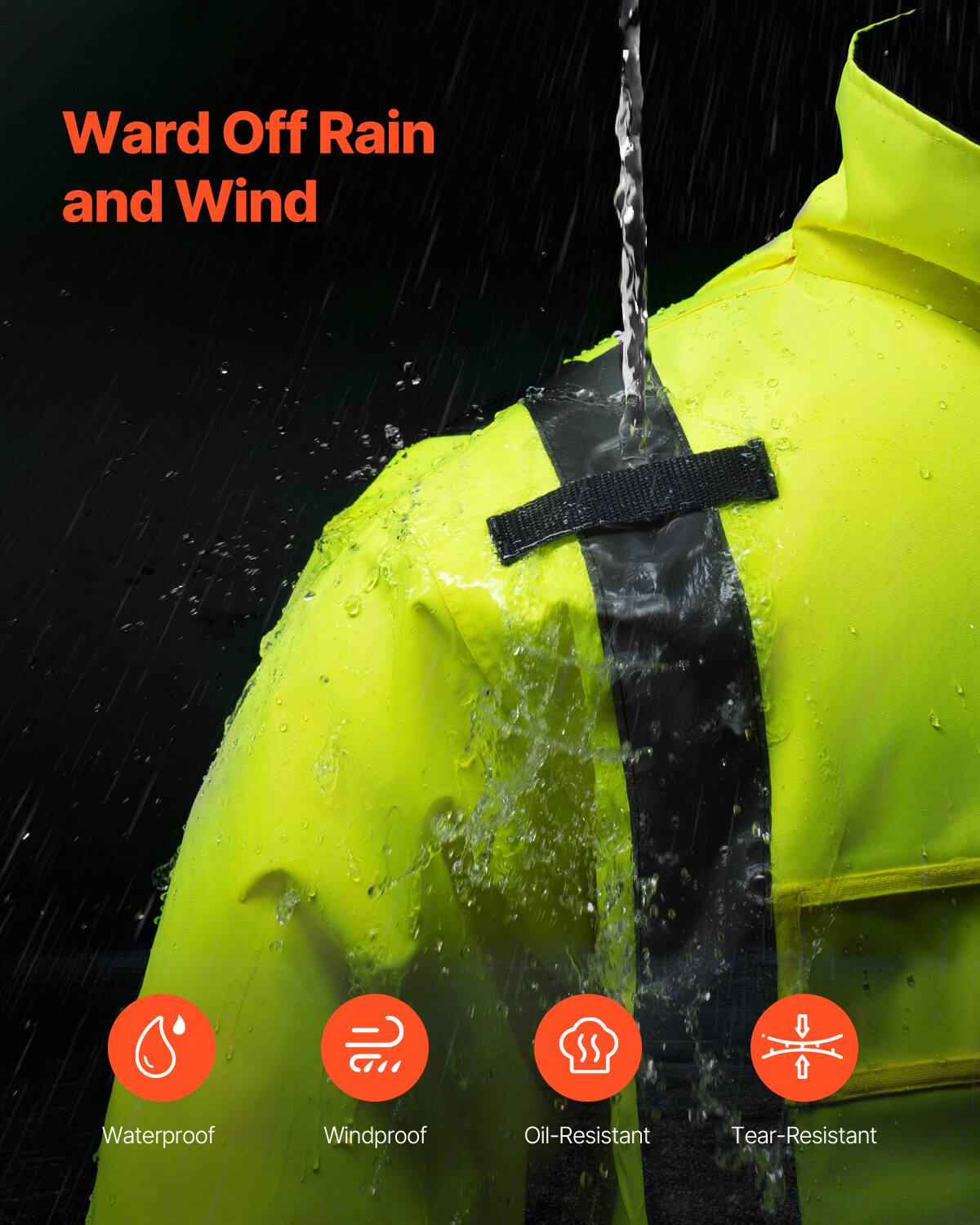 Ward Off Rain and Wind

- Waterproof
- Windproof
- Oil-Resistant
- Tear-Resistant