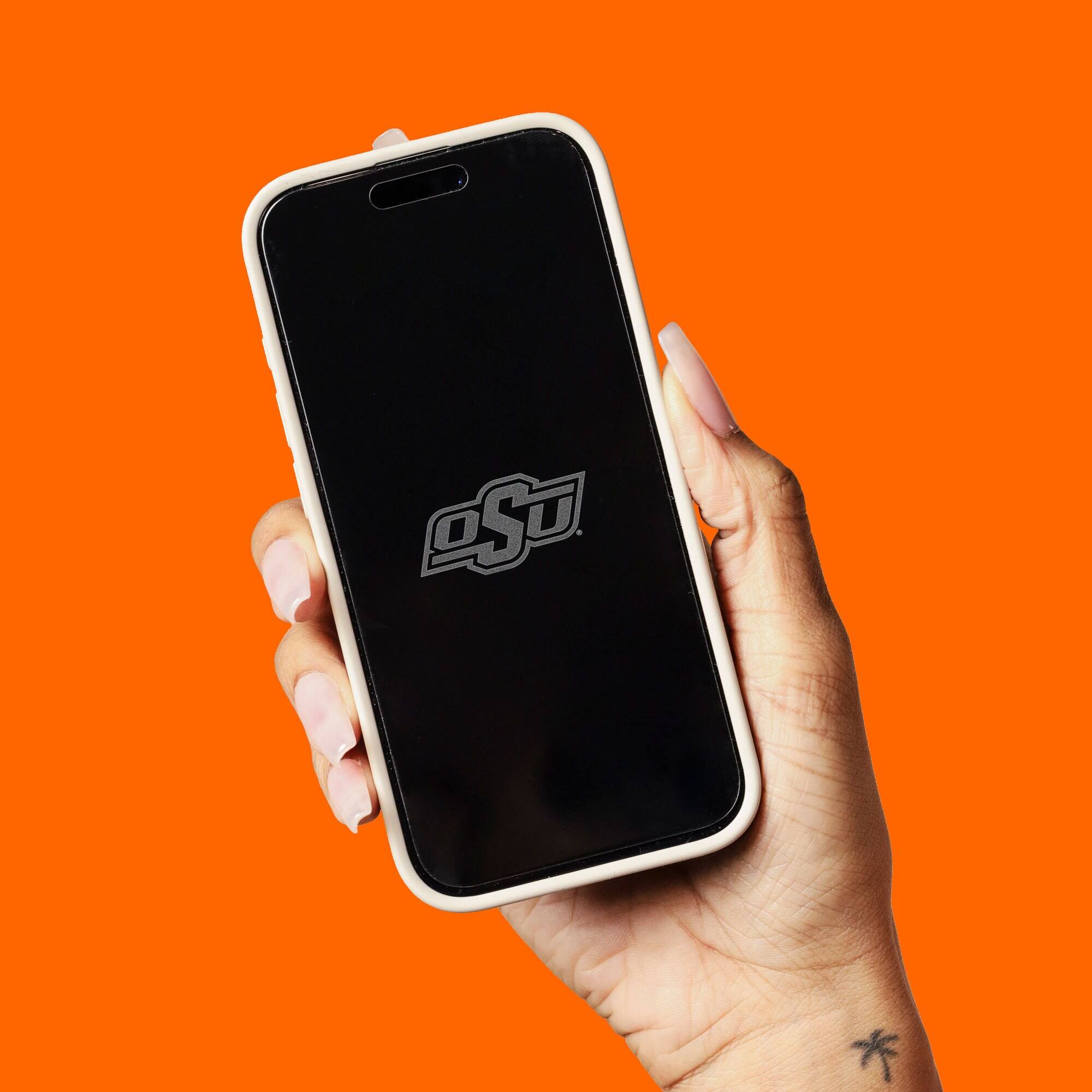 Alt View 3. Screen Skinz - Oklahoma State Cowboys Clear iPhone Screen Protector - 17 Air - Multicolor.