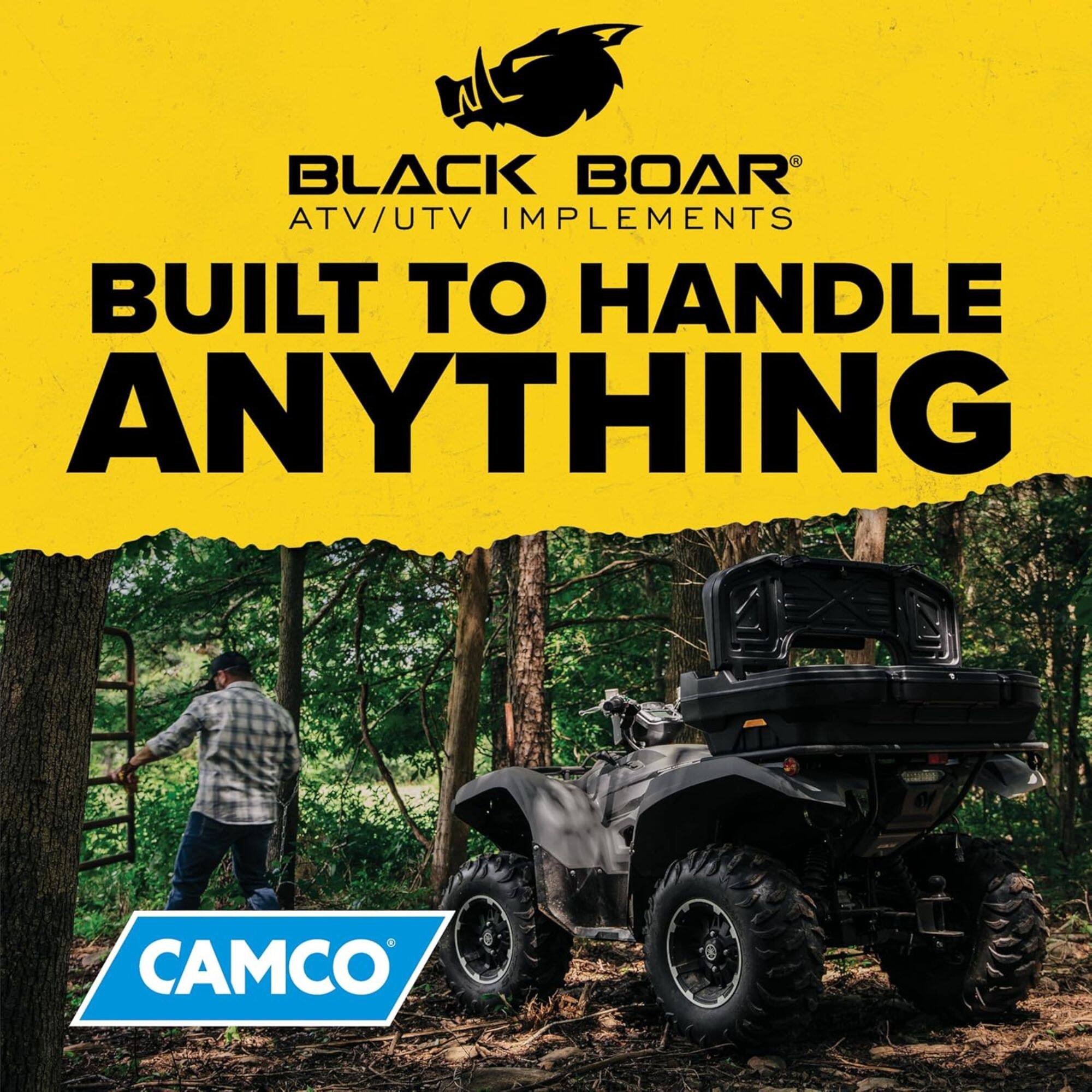 BLACK BOAR ATV/UTV IMPLEMENTS BUILT TO HANDLE ANYTHING CAMCO