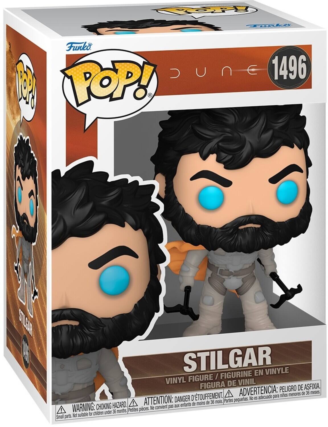 TOPy Toake  Funko DUnE 1496 M POP! R STLGAR I STILGAR EN VINYLE FIGURE / FIGURINE VINYL DE VINIL FIGURA PELIGRO DE ASFIXIA. TOUFFEMENT. ADVERTENCIA: para nios menores de 36 meses. DANGER D No es adecuado ATTENTION: de 36 mois. Partes pequeas. HAZARD. enfants de moins WARNING: CHOKING Ne convient pas aux 36 months Petites pices. Not suitable for children under Small parts.