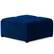 Angle. Simpli Home - Avalon Square Coffee Table Storage Ottoman - Blue.