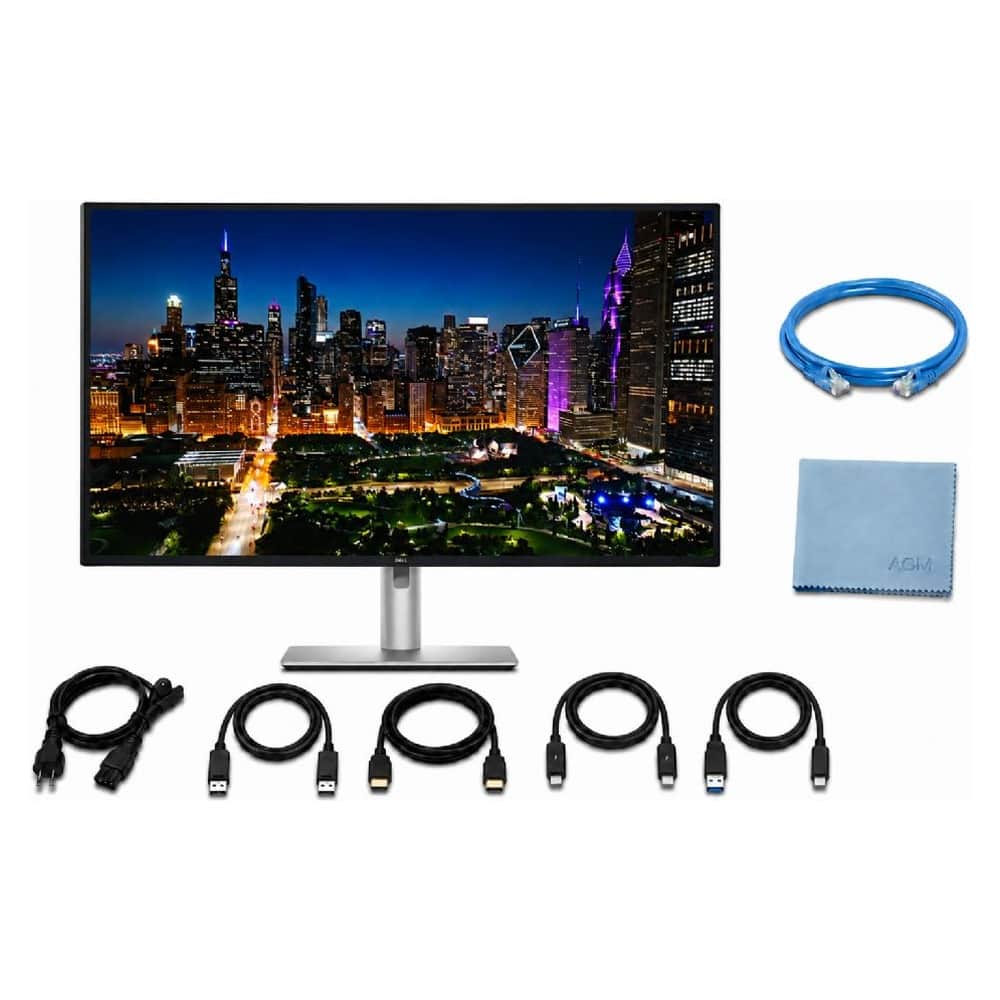 Bundle - Dell - Ultrasharp U3225QE 32 4K UHD 120Hz Thunderbolt 4 IPS Monitor
