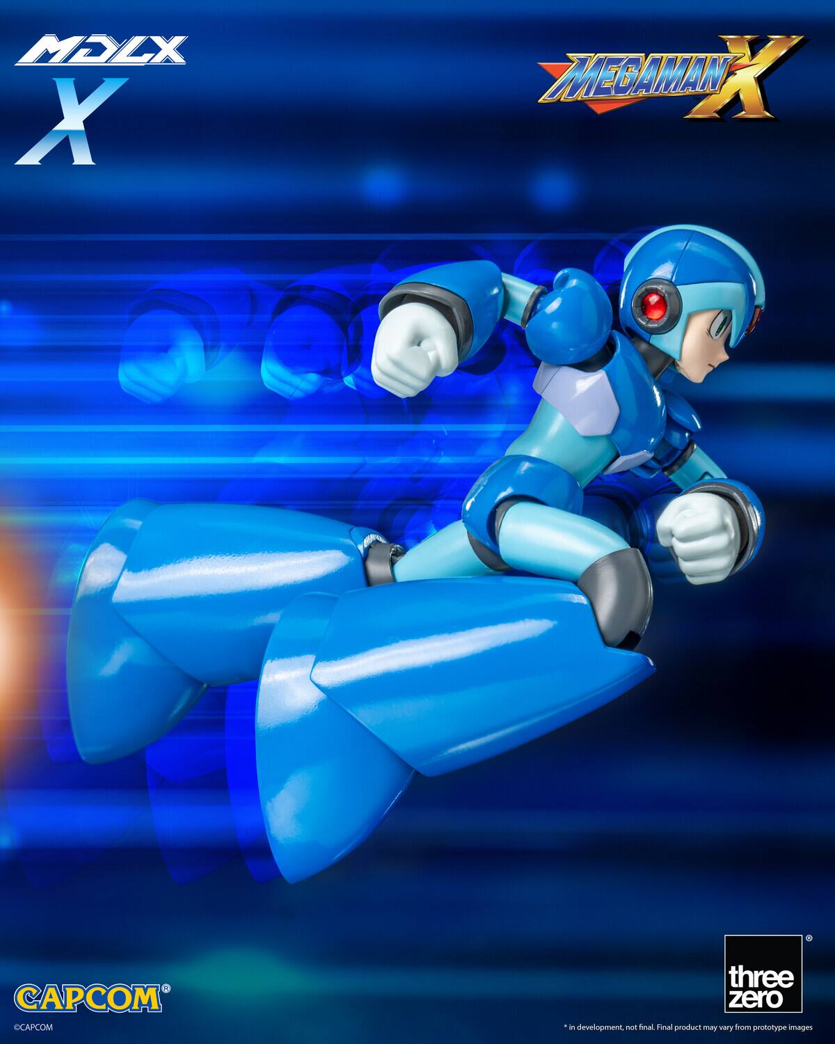 MELX X MEGAMAN X 0 CAPCOM PCOM three zero - development, man foral Final product may vary from prototype images