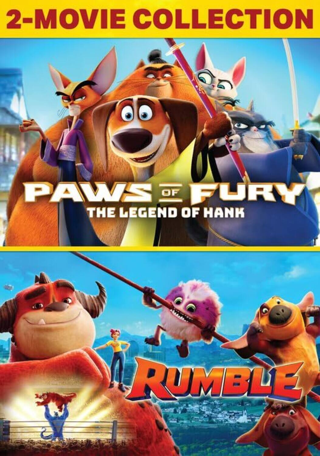 Front. Paws of Fury/Rumble 2-Movie Collection (Paws of Fury: The Legend Of Hank/Rumble)   - DVD.