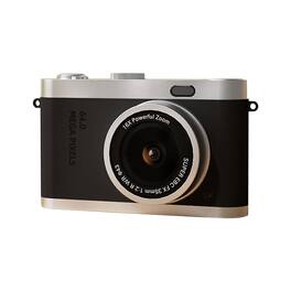 Cluzine - 4K Digital Camera, 64MP, 16X Zoom, 1080P Video, AF Autofocus, Compact for Students