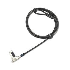 Front. Kensington - Slim N17 2.0 Combo Laptop Lock for Wedge-Shaped Slots, Ultra-Thin & 2-in-1, 4-Wheel Preset Code, Carbon Steel K65096WW.