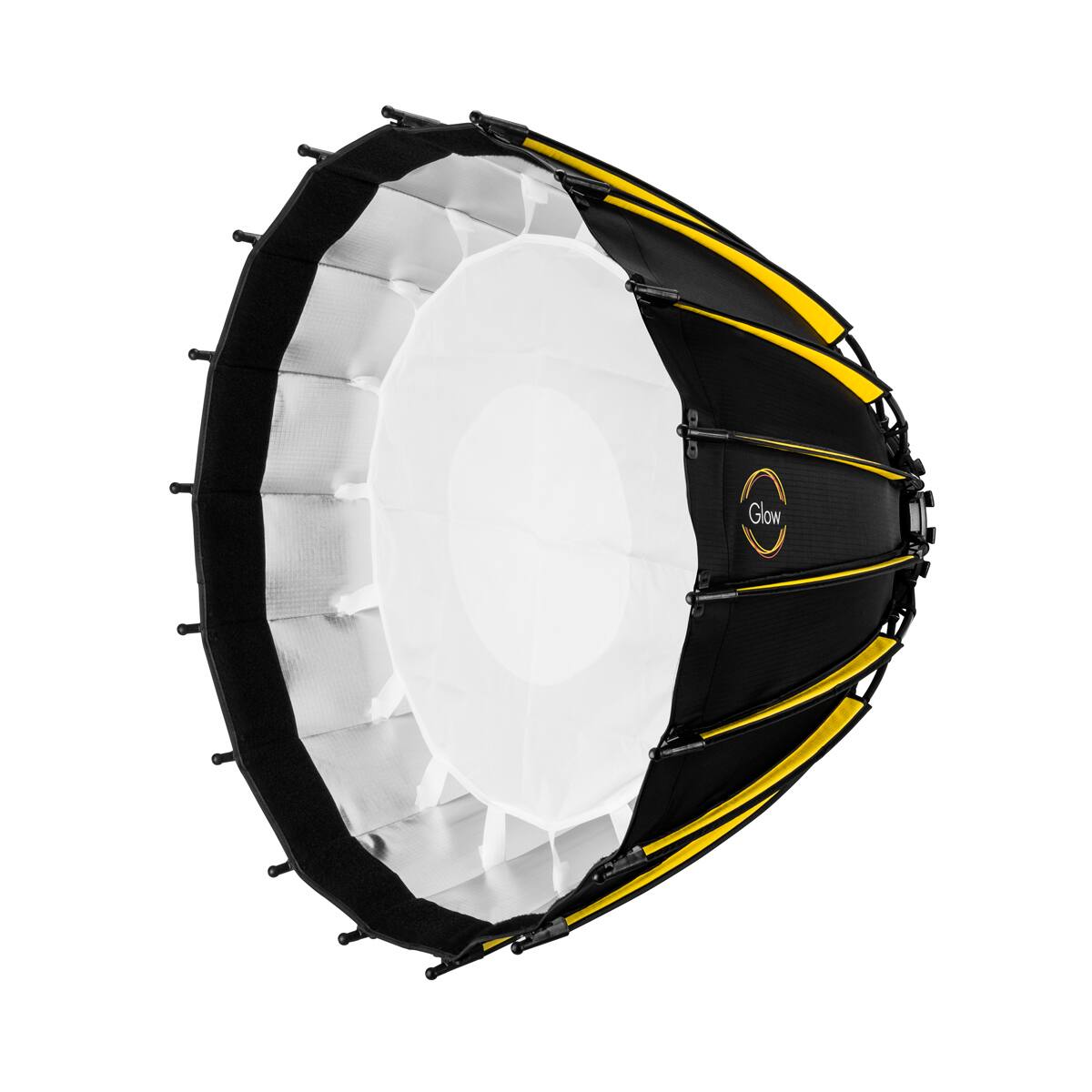 Alt View 1. Glow - Glow Profond Quick-Open 27.5" Deep Parabolic Softbox (70cm), Octadecagon Fiberglass Rod Round Soft Box with.