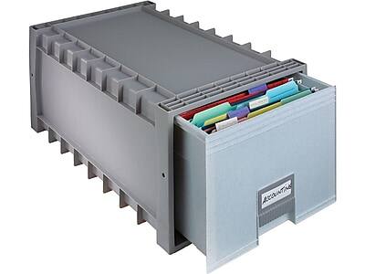 Storex - Drawer Stackable Storage - Gray