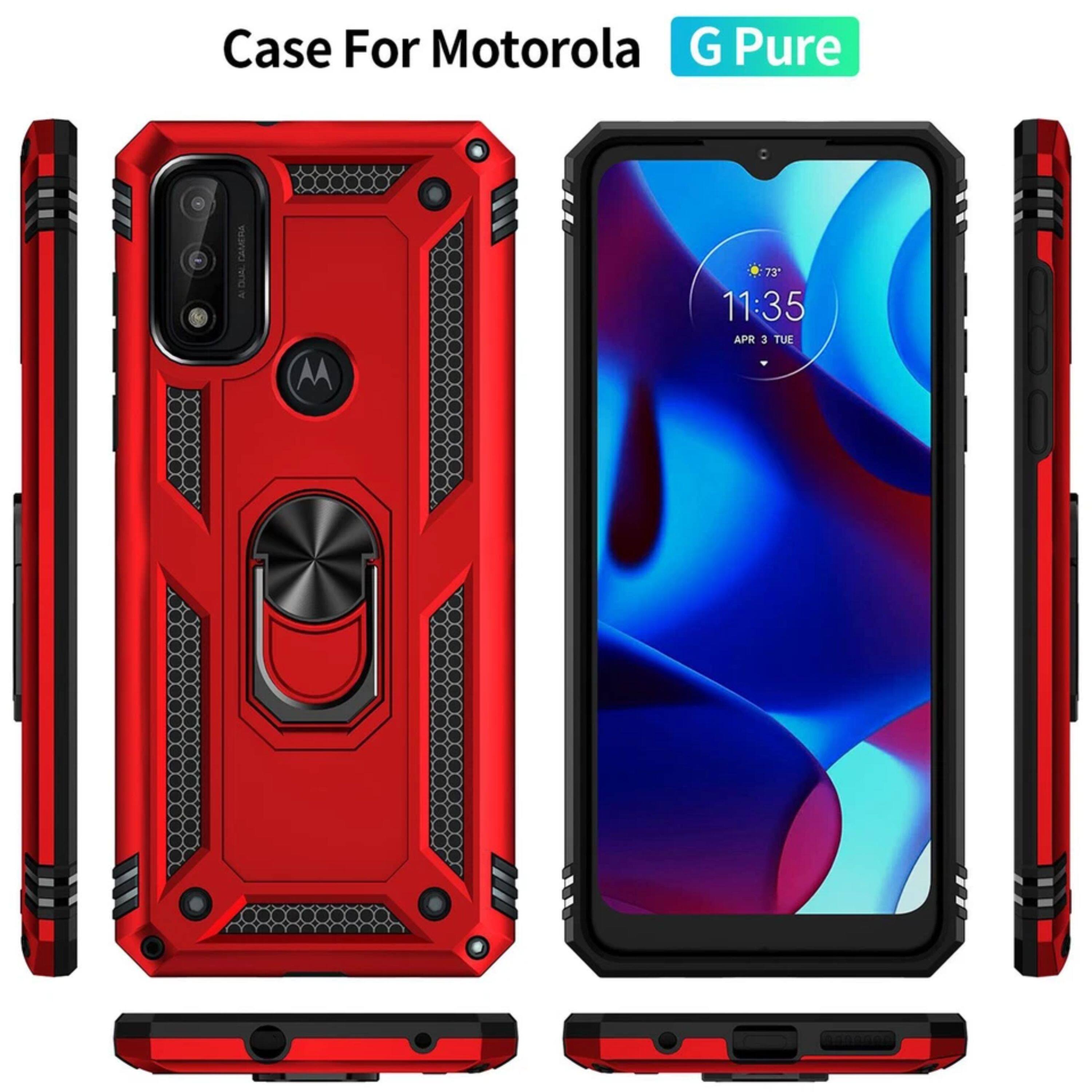 Kitcheniva Shockproof Case For Motorola Moto G Pure Red - Best Buy