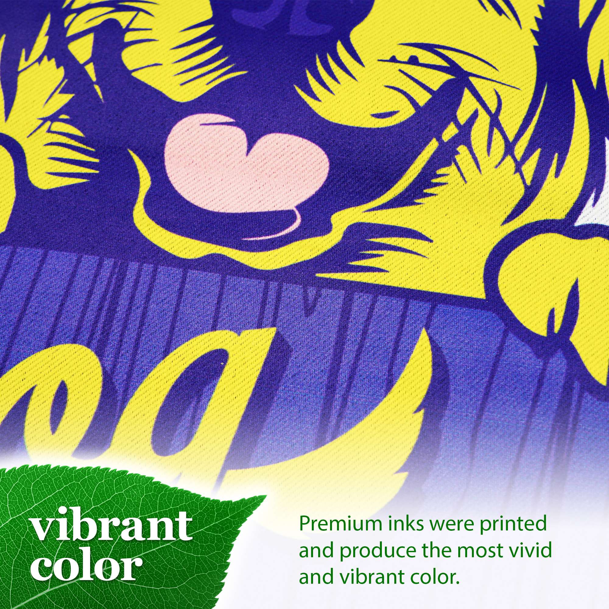 Premium inks were printed and produce the most vivid and vibrant color.