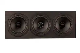 FYNE Audio - F5E LCR 2.5-Way 5” Center Channel Speaker - Black Ash