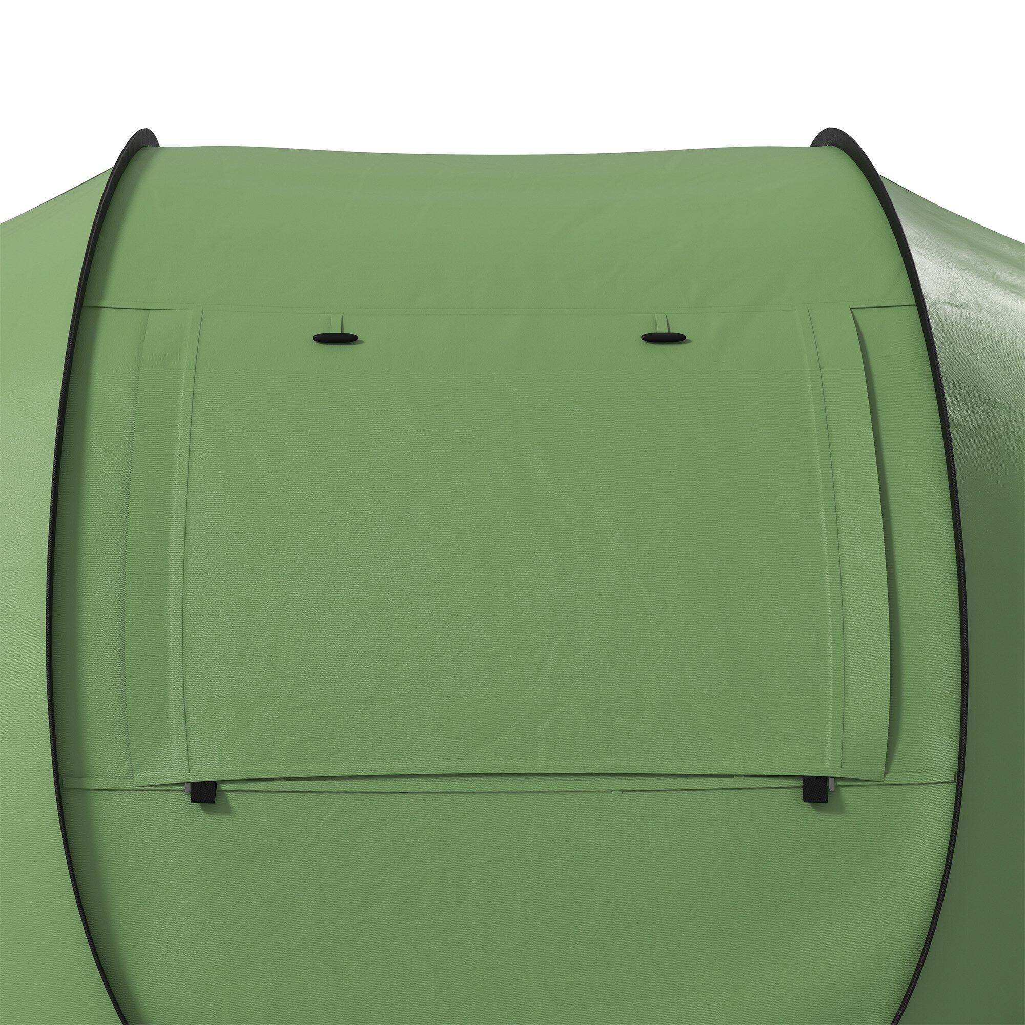 Alt View 5. Outsunny - Outsunny Pop Up Tent, Instant Camping Tent with Porch and Carry Bag, 3000mm Waterproof, for 2-3 People - Green.