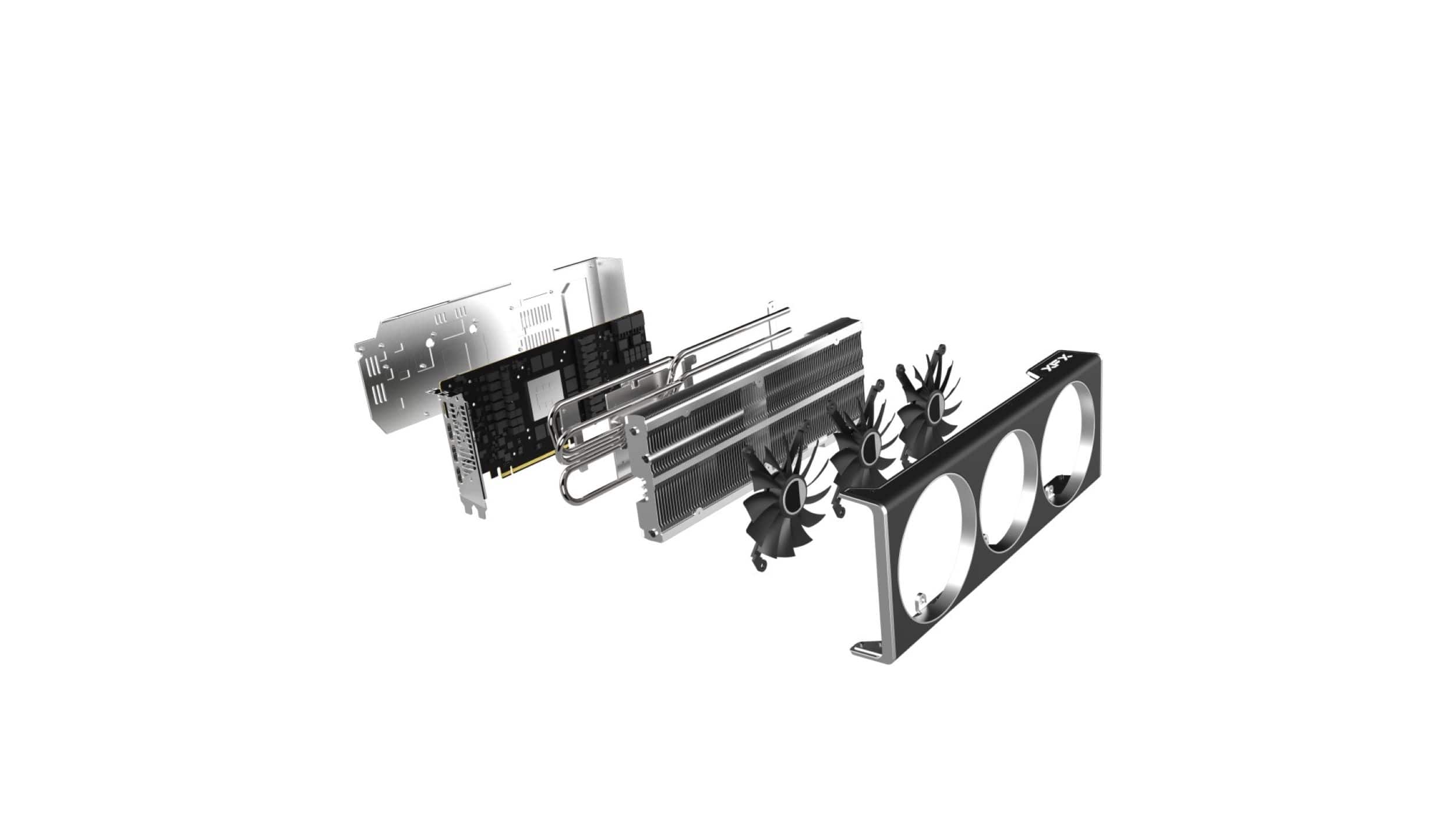 Alt View 17. XFX - SPEEDSTER MERC319 AMD Radeon RX 7800XT 16GB GDDR6 PCI Express 4.0 Graphics Card - Black.