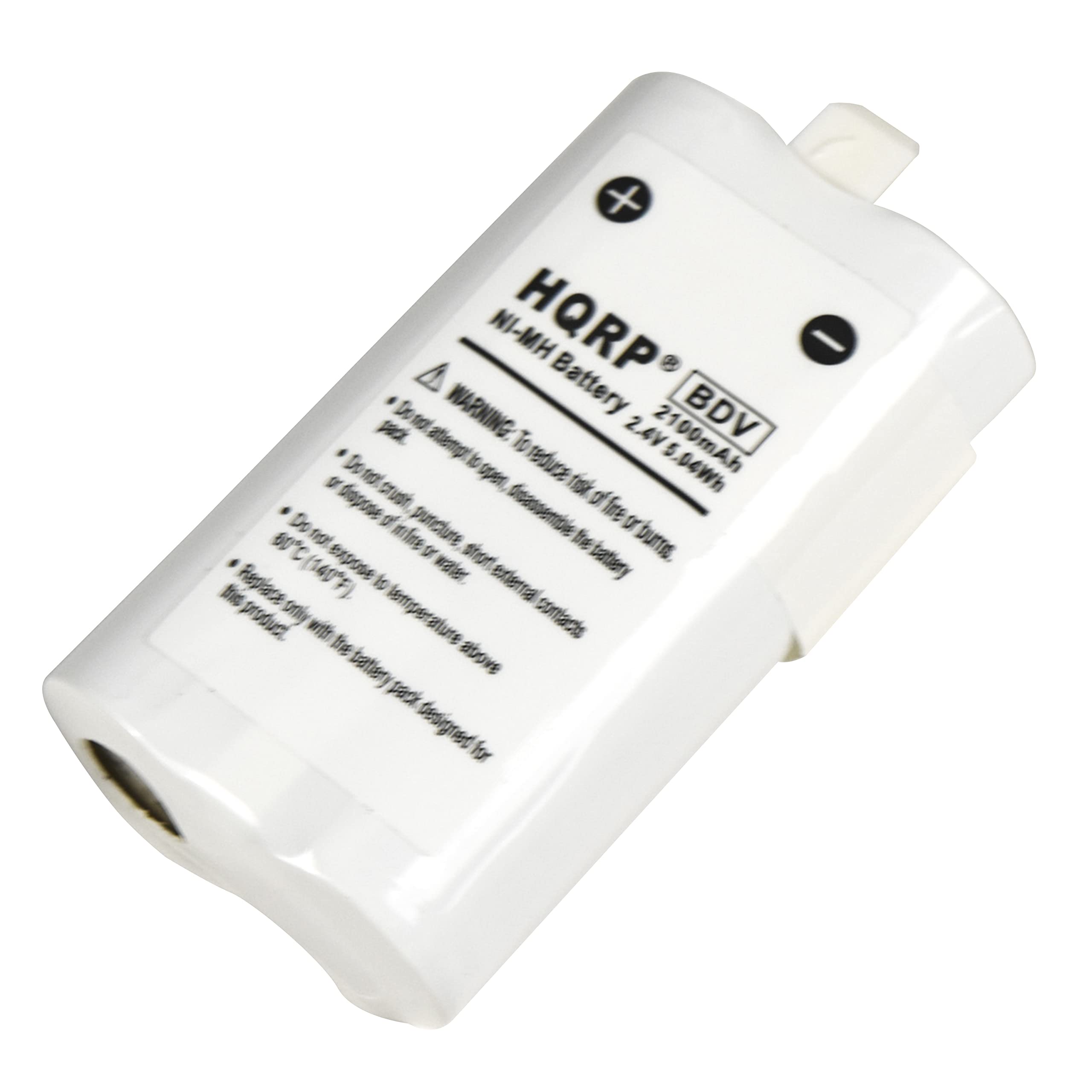 HQRP  
Ni-MH Battery  
BDV  
2.4V 2100mAh 5.0Wh  
Do not crush, open, or dispose of in fire.  
Do not expose to water.  
Replace only with the battery pack designed for this product.