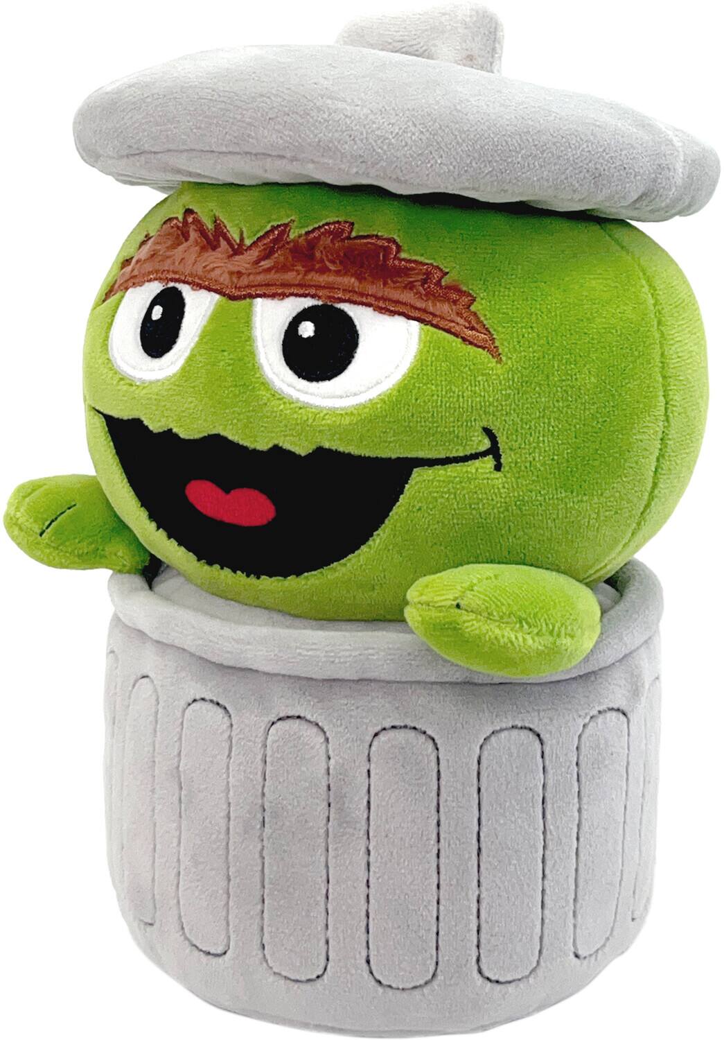 Alt View 1. Super7 - Super7 - Sesame Street - Super Duper Plush Wv3 - Oscar the Grouch   - COLLECTIBLES - Multicolor.