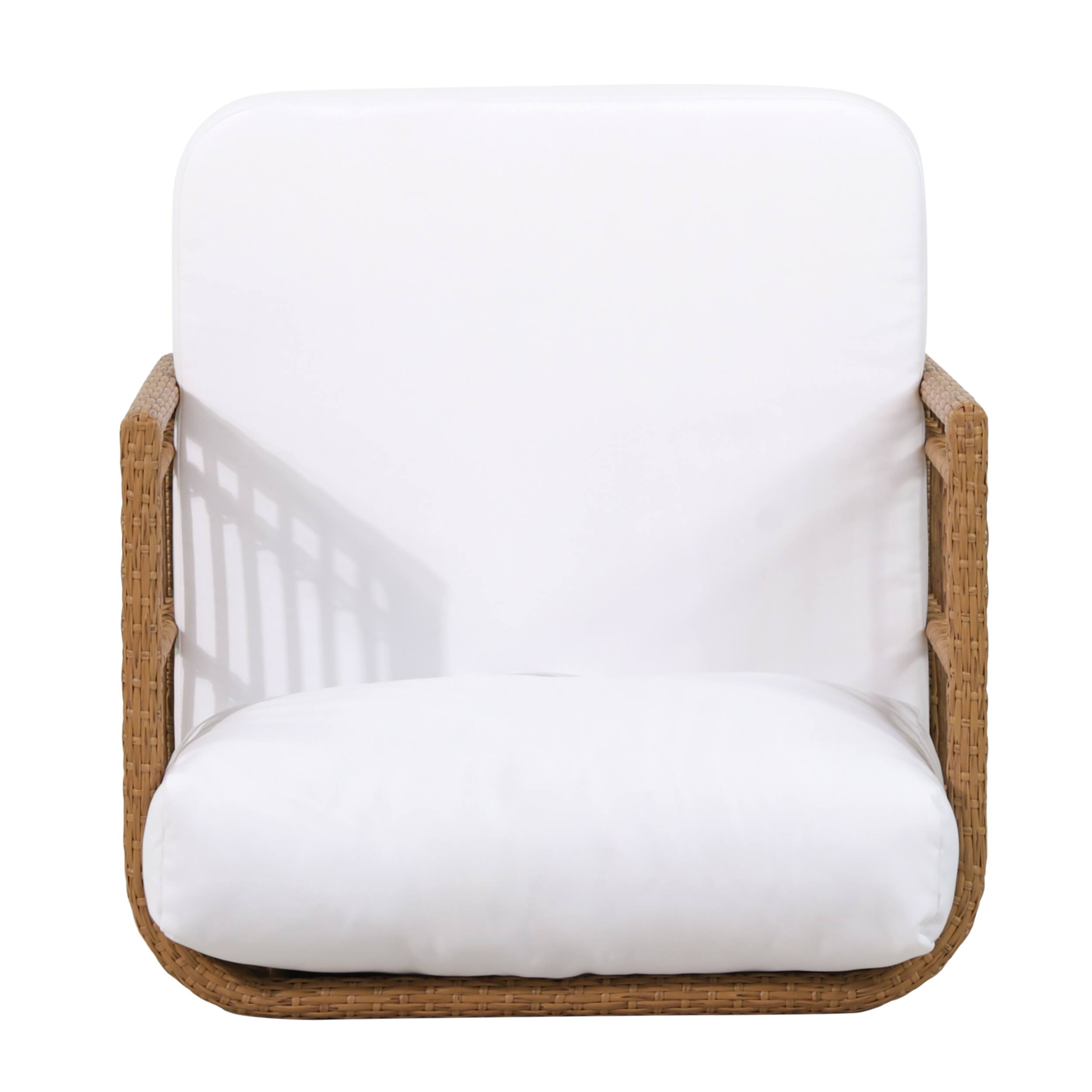 Alt View 2. SlickBlue - Minimalist Accent Chair with Fabric Upholstery and Sturdy Legs, Ideal for Reading Nook or Office Space - White, Black, Brown.