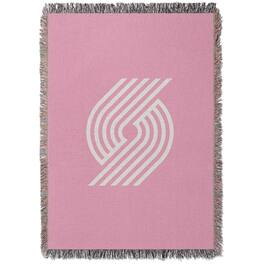 Chad & Jake - Portland Trail Blazers Woven Blanket - Pink