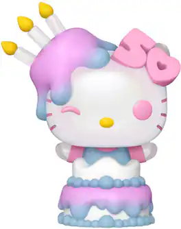 Funko - POP! Sanrio Animation: Hello Kitty In Cake, 50th Anniversary - COLLECTIBLES - Multicolor