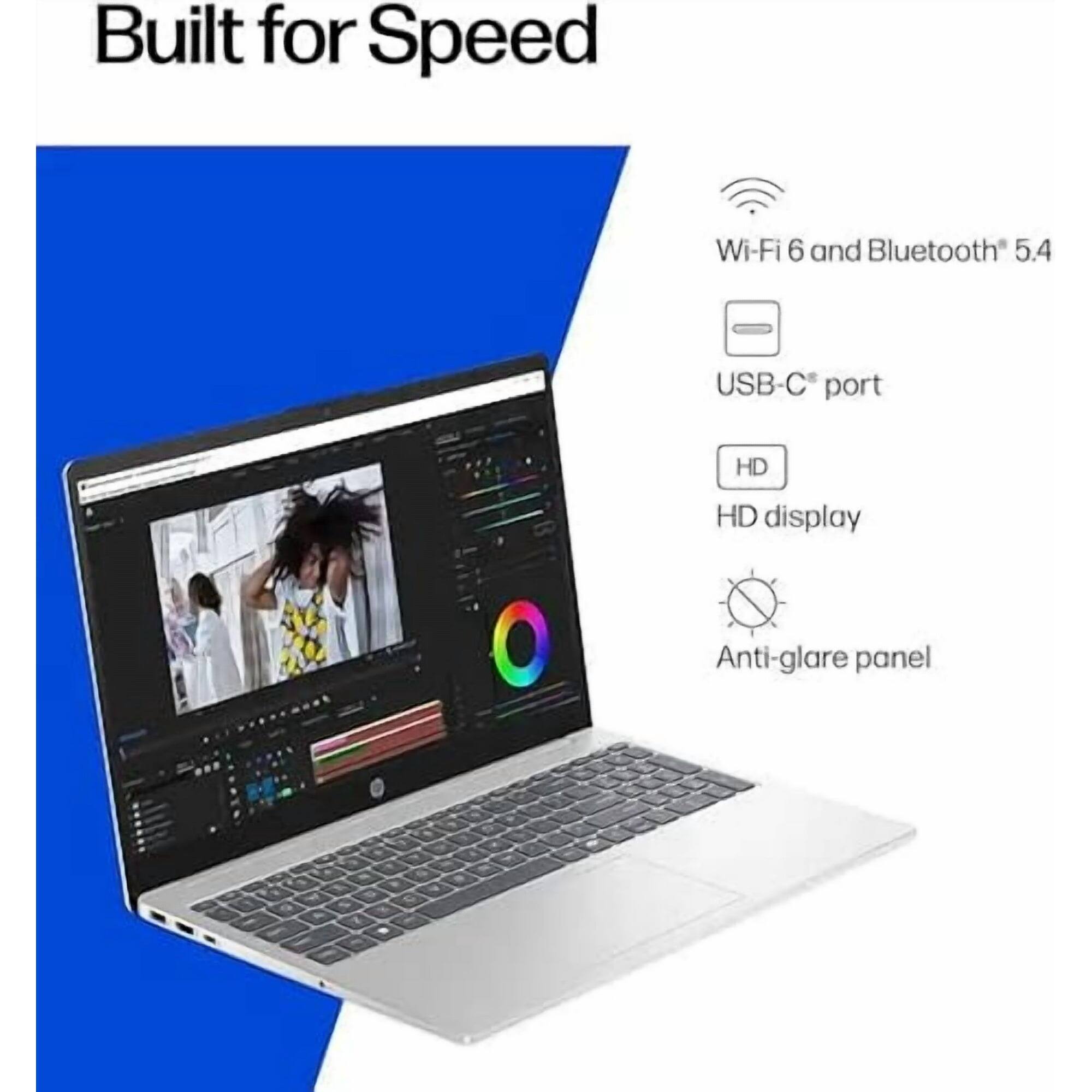 Built for Speed  
Wi-Fi 6 and Bluetooth 5.4  
USB-C port  
HD display  
Anti-glare panel