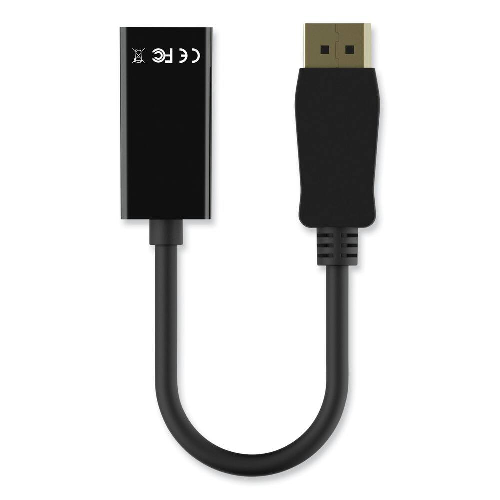 Angle. Belkin - DisplayPort to DVI Adapter, M/F, 1080p - DisplayPort/DVI Video Cable Adapter for Video Device, Computer, Monitor, Projec - Possibly Black.