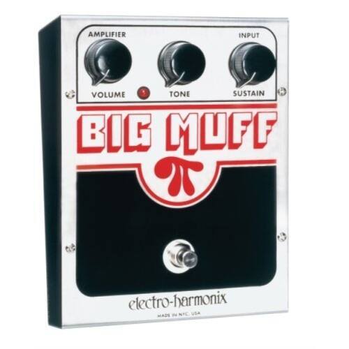 AMPLIFIER  
INPUT  
VOLUME  
TONE  
SUSTAIN  

BIG MUFF  

electro-harmonix  
MADE IN N.Y.C. USA
