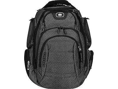 Front. OGIO - OGIO Gambit Laptop Backpack, Solid, Graphite (111072.35) - Graphite.