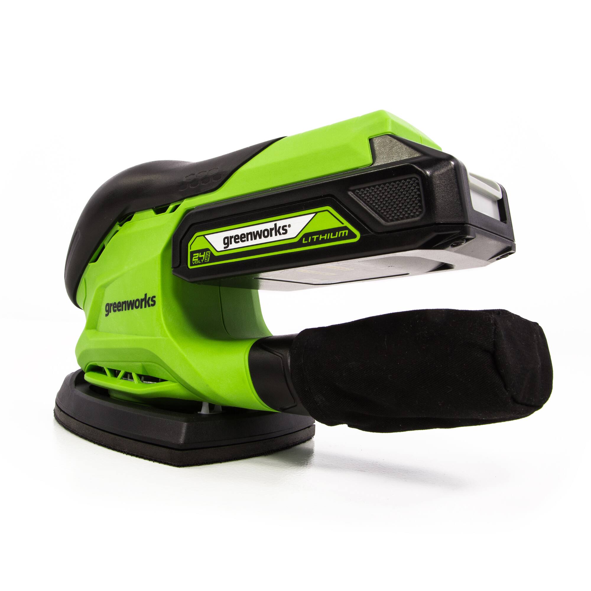 Alt View 17. Greenworks - 24-Volt Cordless Corner Finishing Sander (Battery and Charger Not Included) - Green.
