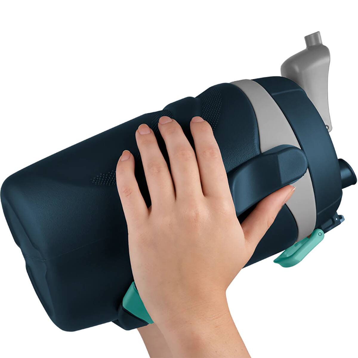 Alt View 3. Thermos - Thermos 64 oz. Foam Insulated Flip-Up Lid Water Bottle with Handle - Navy - Navy.