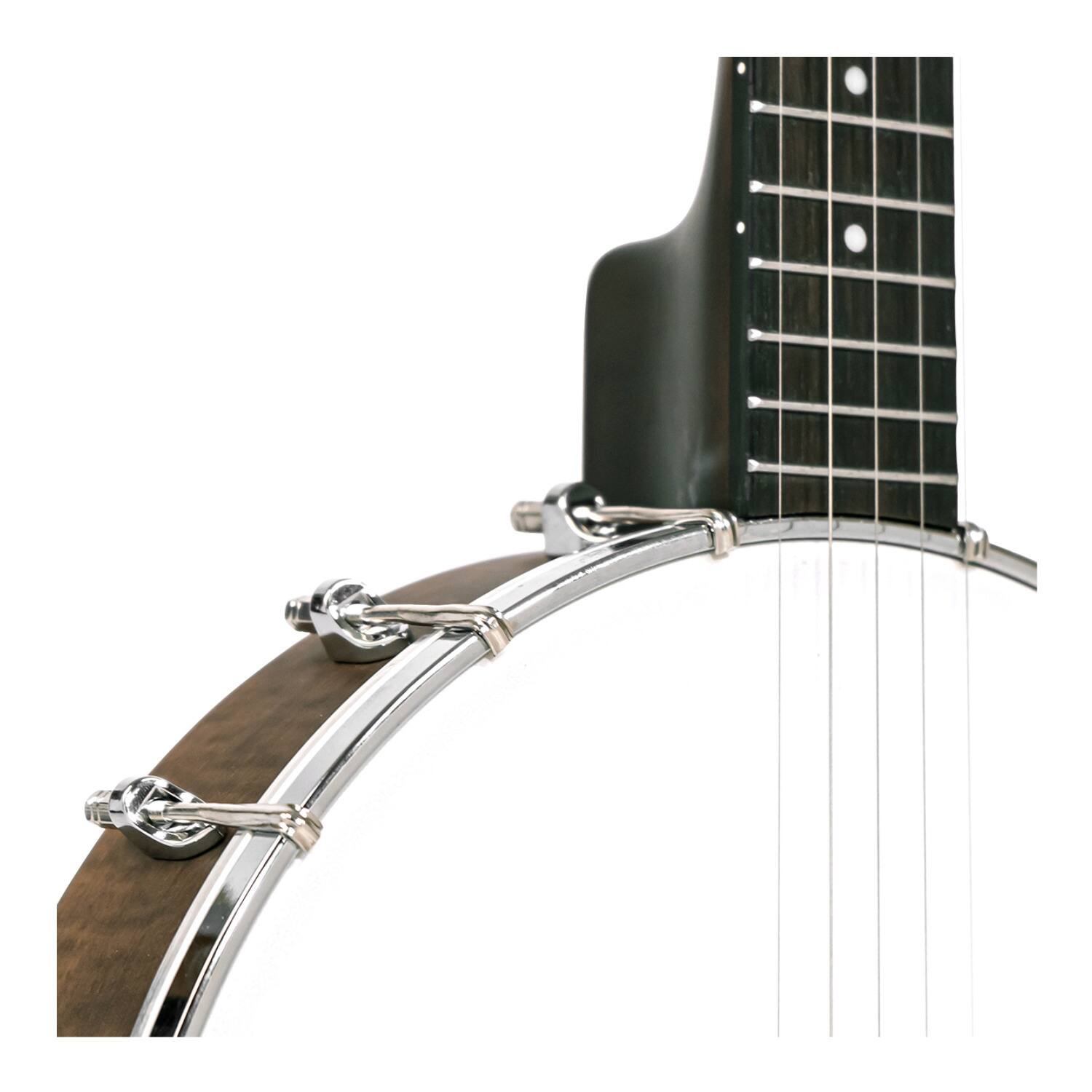 Back. Gold Tone - Gold Tone CC-50: Cripple Creek Openback Banjo with Gig Bag.