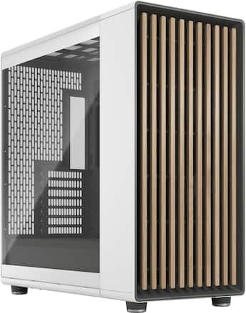 Fractal Design North XL Chalk White Chassis with Oak Front and Fractal Design North XL Chalk White Chassis with Oak Front and