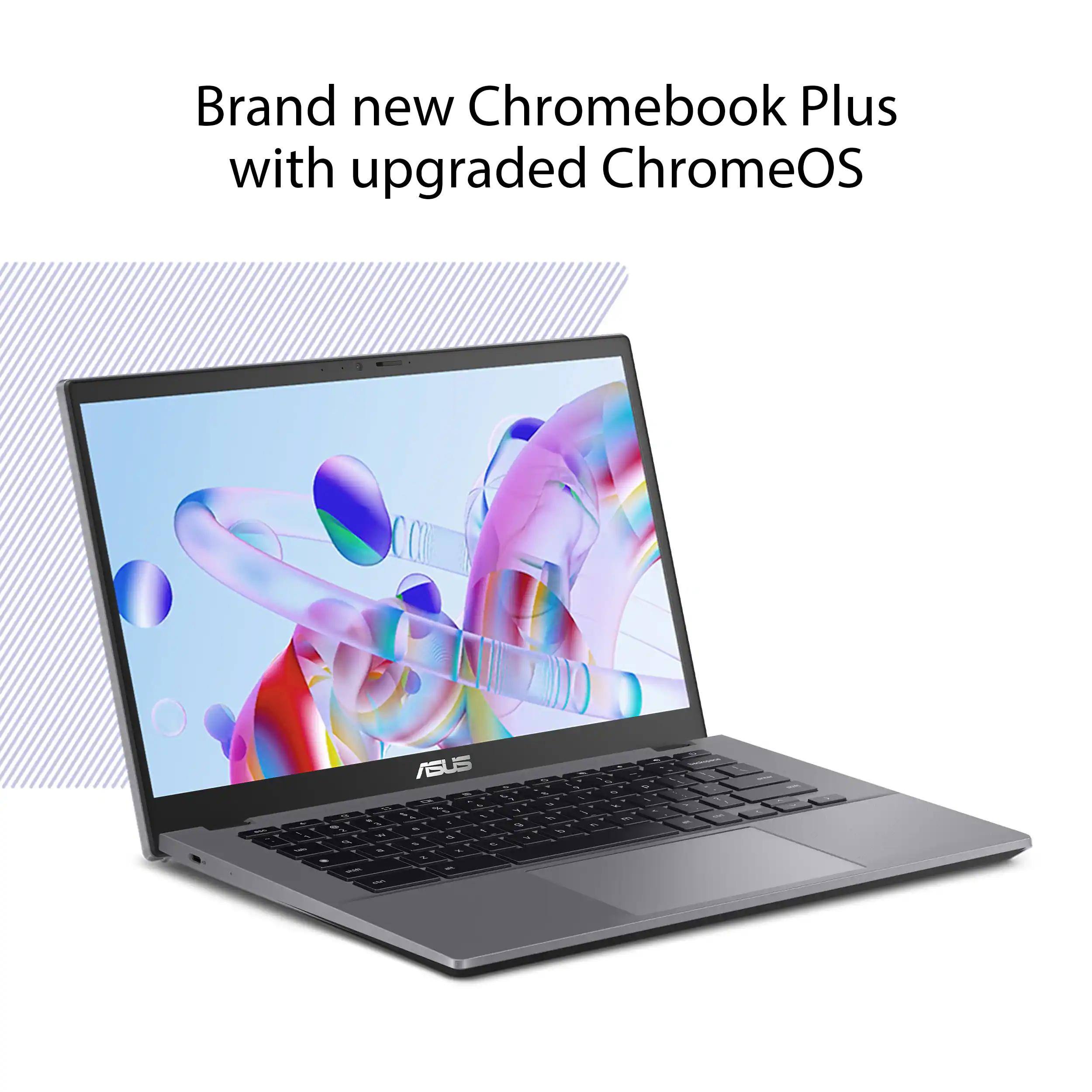 Brand new Chromebook Plus with upgraded ChromeOS