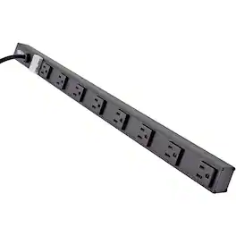 Tripp Lite - by Eaton 8-Outlet Vertical Power Strip 120V 15A NEMA 5-15P 15 ft. (4.57 m) Cord 24 in. Black Housing - NEMA - Unknown