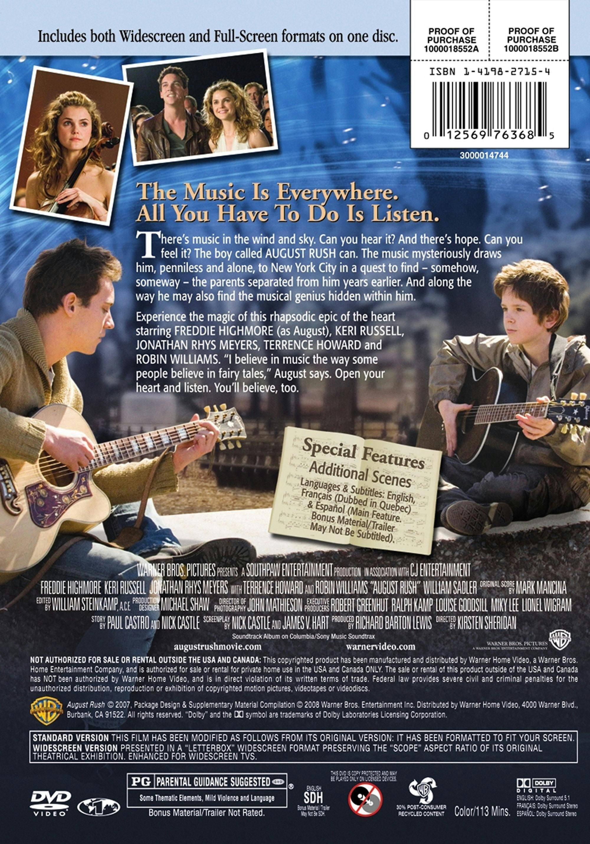 Angle. August Rush [DVD].