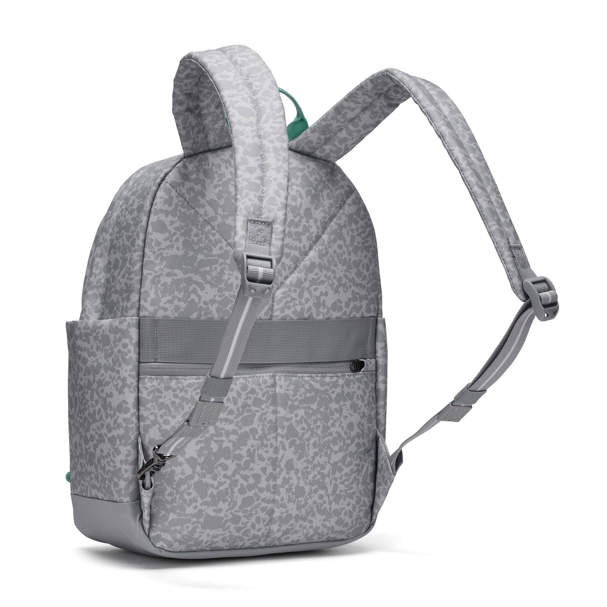 Back. Pacsafe - GO Anti Theft 15L Backpack - Meteor Ice.