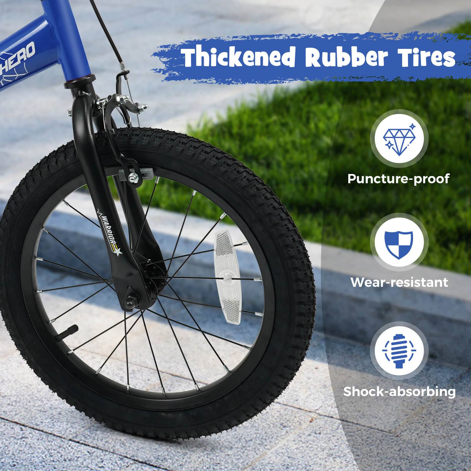 Thickened Rubber Tires

- Puncture-proof
- Wear-resistant
- Shock-absorbing
