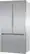 Angle. Bosch - 800 Series 22 Cu. Ft. French Door Counter-Depth Smart Refrigerator with FarmFresh System - Stainless Steel.
