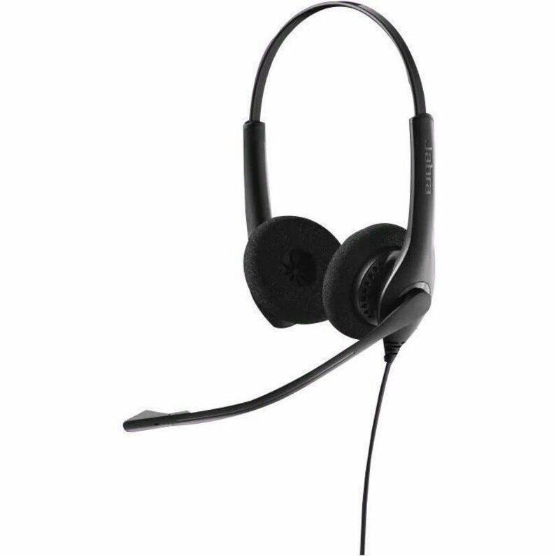 Alt View 3. Jabra - Jabra BIZ 1500 Headset - Stereo - Quick Disconnect - Wired - 150 Ohm - 20 Hz to 4.50 kHz - Over-the-head - Binaural - Red.